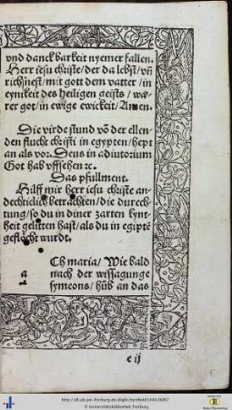 Die virde stund vo[n] der ellenden flucht christi …