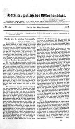 No 46, 18. November 1837