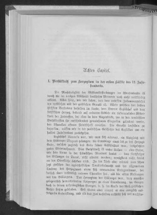 Achtes Capitel.