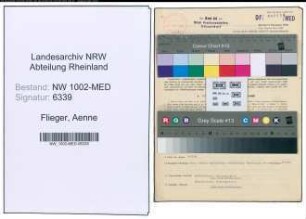 Entnazifizierung Aenne Flieger , geb. 18.04.1914 (Krankenschw.)