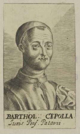 Bildnis des Bathololmaeus Cepolla