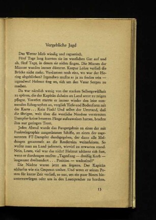 Vergebliche Jagd