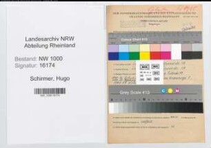 Entnazifizierung Hugo Schirmer, geb. 08.03.1902 (Arbeiter)