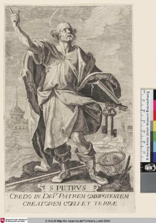S. PETRVS [Der Apostel Petrus]