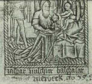 Anbetung der Magier (Fragment, untere Hälfte)