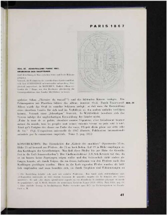 Abb. 32. Ausstellung Paris 1867. Grundriss des Hauptbaus
