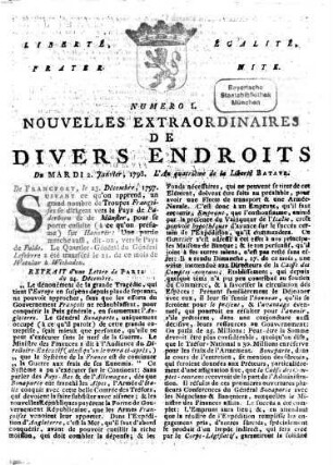 Nouvelles extraordinaires de divers endroits. 1798, 2.Jan.-4.Mai