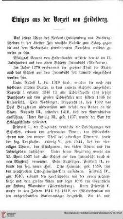 Historische Notizen und Sehenswürdigkeiten