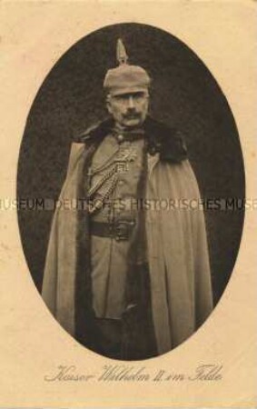 Wilhelm II. in feldgrauer Uniform