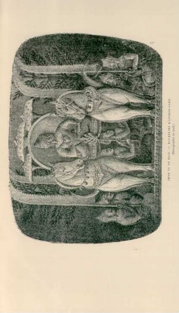 Char vu en face. - Bas-relief d'Angkor-Vaht