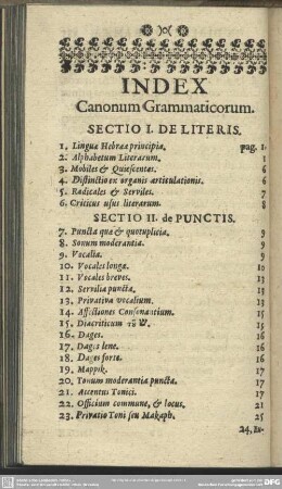 Index Canonum Grammaticorum