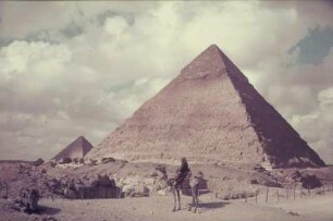 Chephren-Pyramide : Reisefotos Ägypten. Chephren-Pyramide (2558 bis 2532 v. Chr.)