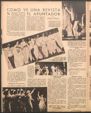 Cómo ve una revista el apuntador