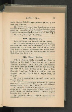 120. Arnstein (Fr.).