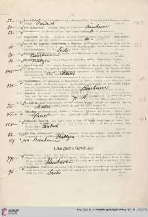 Liturgische Gewänder (Nr. 1391-1424)