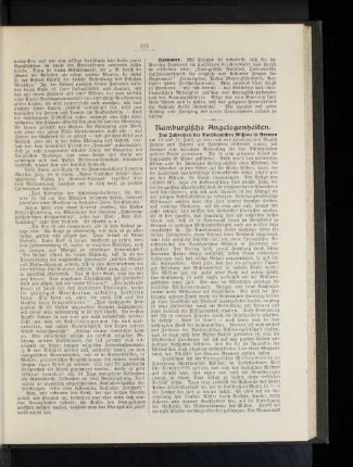 Hamburgische Angelegenheiten. Das Jahresfest der Norddeutschen Mission in Bremen