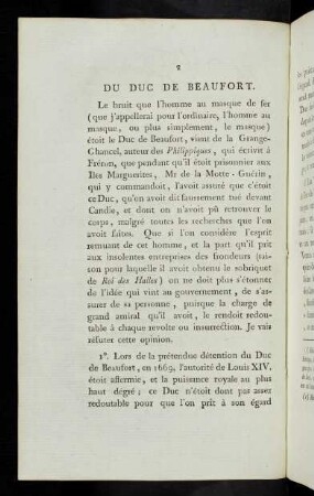 2-5 Du Duc de Beaufort