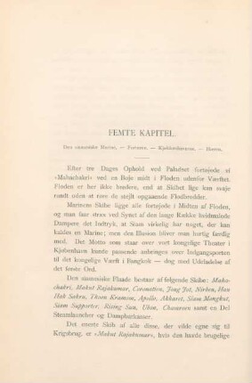 Femte kapitel