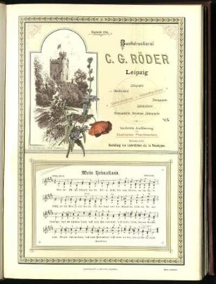 Buchdruckerei C. G. Röder, Leipzig, Notenstecherei, Notendruckerei