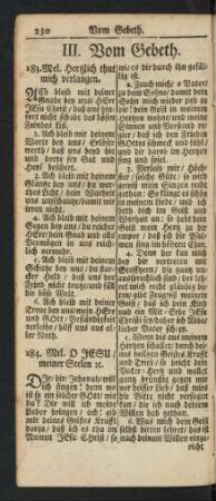 III. Vom Gebeth. 283. - 290.