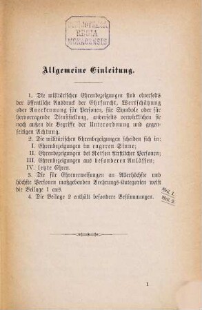 Vorschrift für die Erweisung von Ehrenbezeigungen : (Ehrenbezeigungs-Vorschrift)