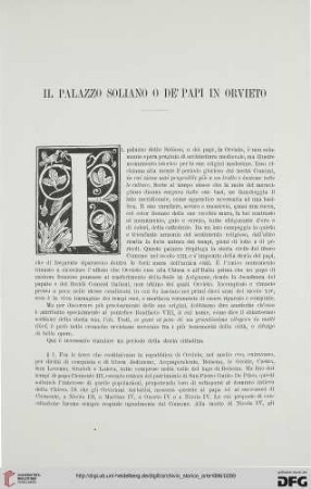 Ser.2: Il Palazzo Soliano o de' Papi in Orvieto