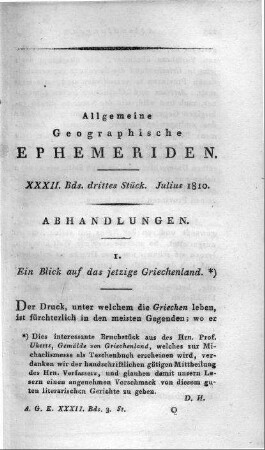 Drittes Stück Julius 1810