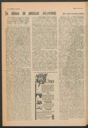 En defensa del periodismo independiente