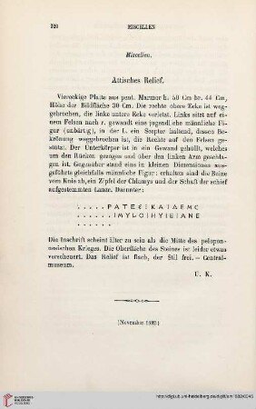 7: Attisches Relief
