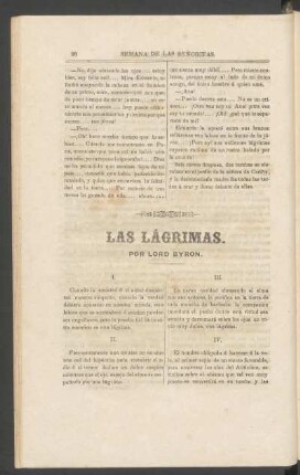 Las lágrimas.
