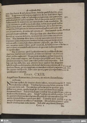 Epist. CXIII. Augustinus Romaniano, hortans, ut otium datum bene collocet