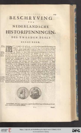 Beschryving der Nederlandsche Historipenningen, des tweeden Deels derde Boek