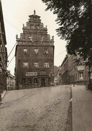 Meißen. Simsonhaus, Ostgiebel