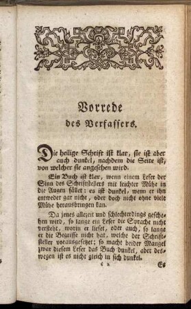 Vorrede des Verfassers.