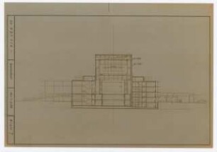Schauspielhaus, Wuppertal: Querschnitt 1:400