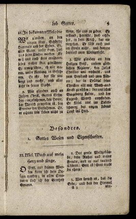 1. Gottes Wesen und Eigenschaften.