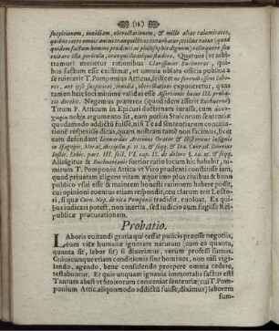 Probatio.