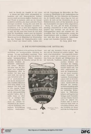 Glaspalast 1921, [2]: die kunstgewerbliche Abteilung