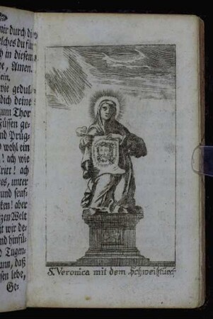S. Veronica mit dem Schweißtüech.