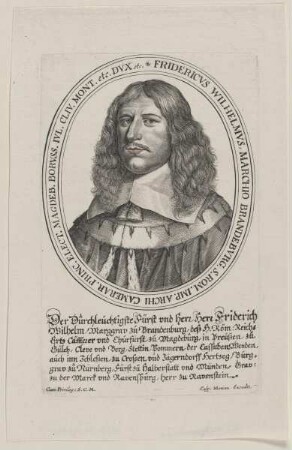 Bildnis des Fridericvs Wilhelmvs, Marchio Brandebvrg