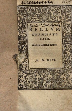 Bellum grammaticale