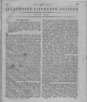 Karsten, K. J. B.: Metallurgische Reise durch einen Theil von Baiern und durch die süddeutschen Provinzen Oesterreichs. Halle: Curt 1821