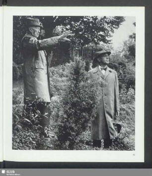 Mit Adenauer im Garten