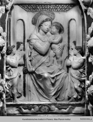 Thronende Madonna mit Kind - Altare dei Gigli
