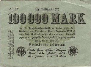100000 Mark