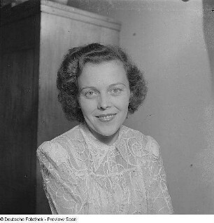 Porträt der Opernsängerin Elfriede Weidlich (1907-1994)