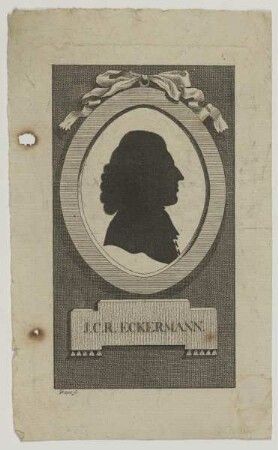 Bildnis des J. C. R. Eckermann