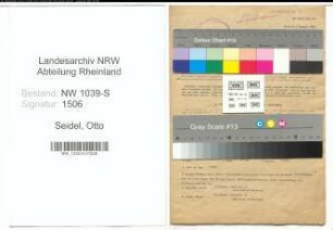 Entnazifizierung Otto Seidel , geb. 09.01.1915 (Angestellter)