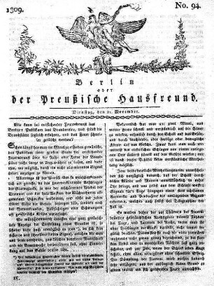No. 94., 21. November 1809