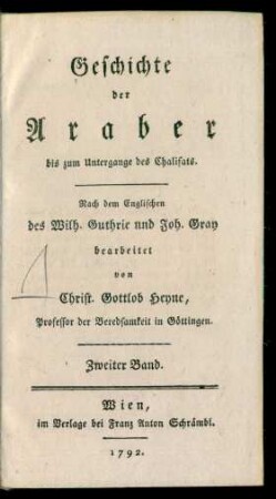Bd. 20 = [19], Bd. 2: Allgemeine Weltgeschichte
